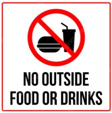  NO COMMERCIAL FOOD DELIVERY FOR STUDENTS ALLOWED